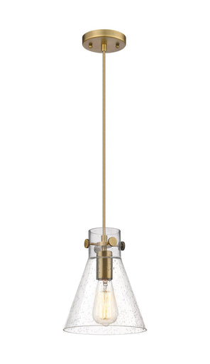 Downtown Urban One Light Pendant Brushed Brass