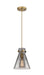 Innovations - 410-1PS-BB-G411-8SM - One Light Pendant - Downtown Urban - Brushed Brass