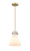Innovations - 410-1PS-BB-G411-8WH - One Light Pendant - Downtown Urban - Brushed Brass