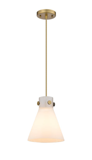 Downtown Urban One Light Pendant Brushed Brass