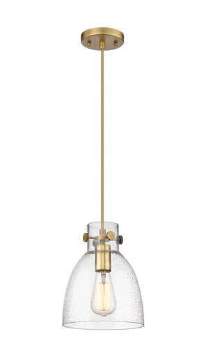 Downtown Urban One Light Pendant Brushed Brass