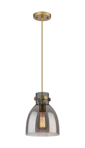 Downtown Urban One Light Pendant Brushed Brass
