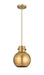 Innovations - 410-1PS-BB-M410-8BB - One Light Pendant - Downtown Urban - Brushed Brass
