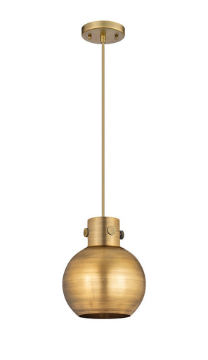 Downtown Urban One Light Pendant Brushed Brass