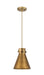 Innovations - 410-1PS-BB-M411-8BB - One Light Pendant - Downtown Urban - Brushed Brass