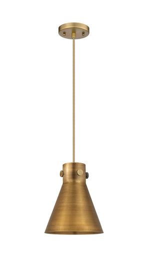 Downtown Urban One Light Pendant Brushed Brass