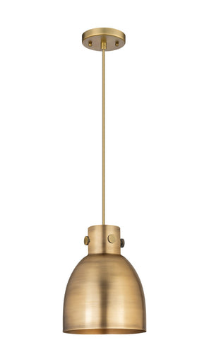Downtown Urban One Light Pendant Brushed Brass