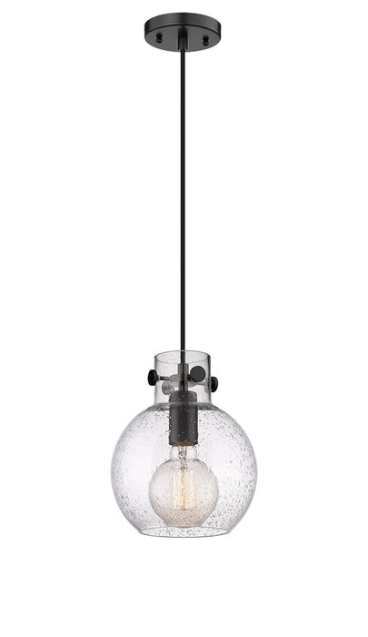 Innovations - 410-1PS-BK-G410-8SDY - One Light Mini Pendant - Newton - Matte Black