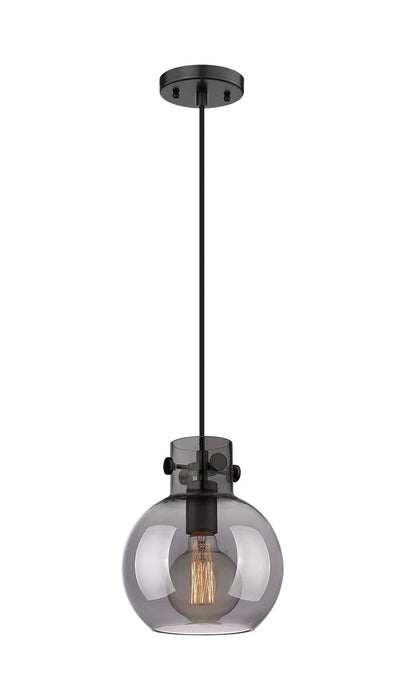 Innovations - 410-1PS-BK-G410-8SM - One Light Mini Pendant - Newton - Matte Black