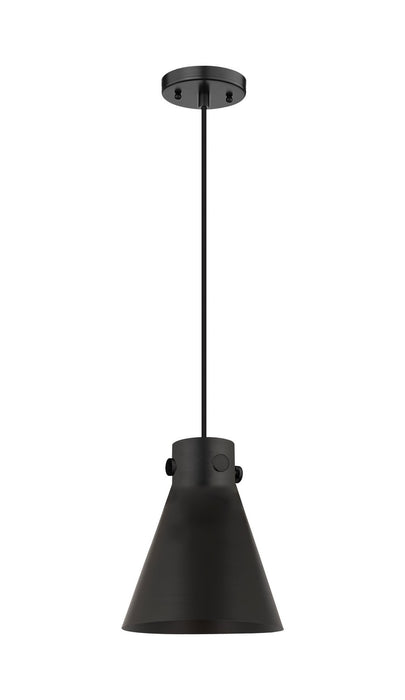 Innovations - 410-1PS-BK-M411-8BK - One Light Pendant - Downtown Urban - Matte Black