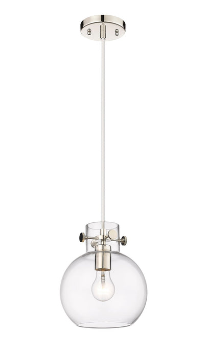 Innovations - 410-1PS-PN-G410-8CL - One Light Mini Pendant - Newton - Polished Nickel