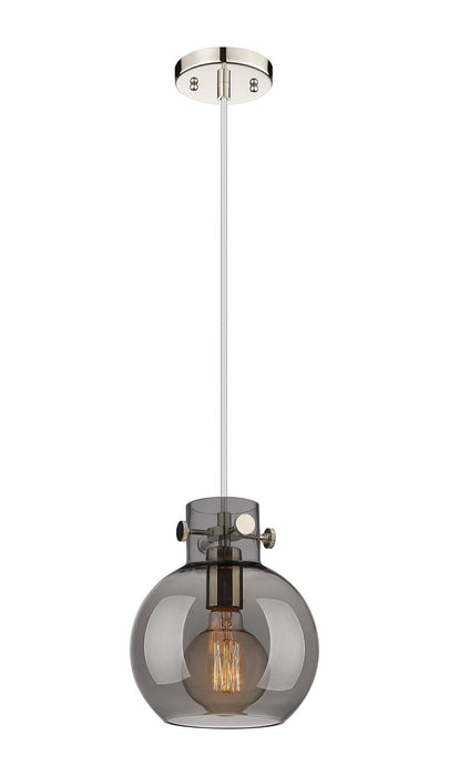 Innovations - 410-1PS-PN-G410-8SM - One Light Mini Pendant - Newton - Polished Nickel