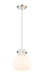 Innovations - 410-1PS-PN-G410-8WH - One Light Mini Pendant - Newton - Polished Nickel