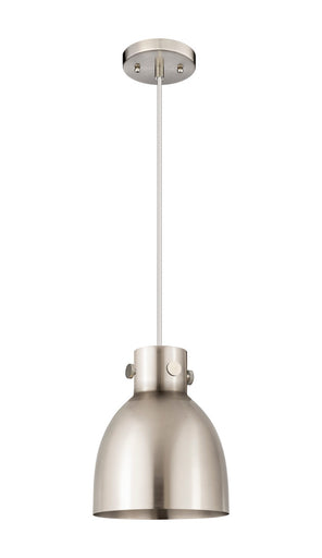 Downtown Urban One Light Pendant Satin Nickel
