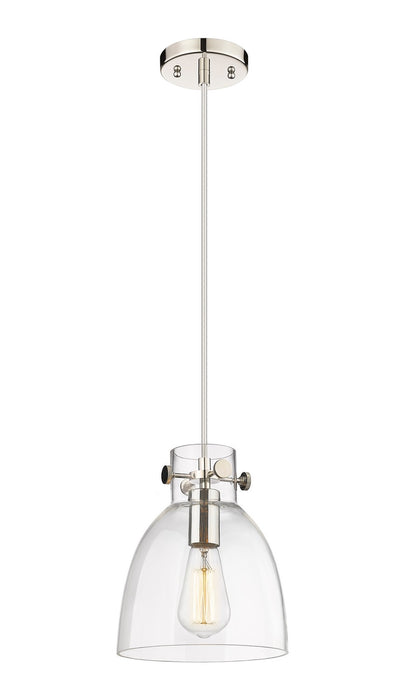 Innovations - 410-1PS-PN-G412-8CL - One Light Pendant - Downtown Urban - Polished Nickel