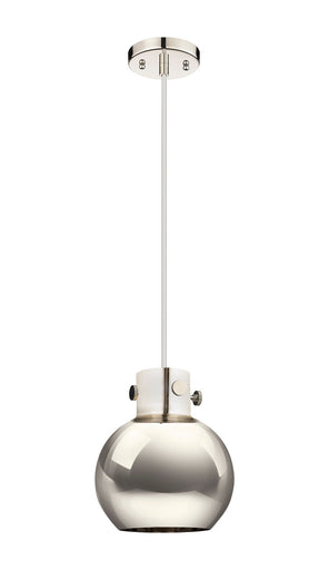 Downtown Urban One Light Pendant Polished Nickel
