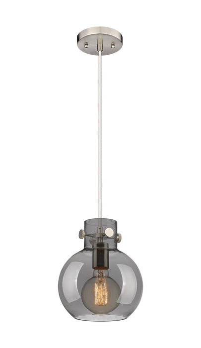 Innovations - 410-1PS-SN-G410-8SM - One Light Mini Pendant - Newton - Brushed Satin Nickel