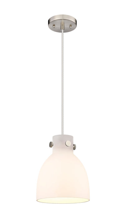 Innovations - 410-1PS-SN-G412-8WH - One Light Pendant - Downtown Urban - Brushed Satin Nickel