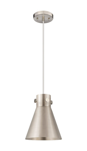 Downtown Urban One Light Pendant Satin Nickel