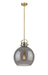 Innovations - 410-1SL-BB-G410-14SM - One Light Pendant - Downtown Urban - Brushed Brass