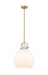 Innovations - 410-1SL-BB-G410-14WH - One Light Pendant - Downtown Urban - Brushed Brass