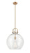 Innovations - 410-1SL-BB-G410-16CL - One Light Pendant - Downtown Urban - Brushed Brass