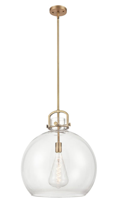 Innovations - 410-1SL-BB-G410-18CL - One Light Pendant - Downtown Urban - Brushed Brass