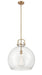 Innovations - 410-1SL-BB-G410-18CL - One Light Pendant - Downtown Urban - Brushed Brass