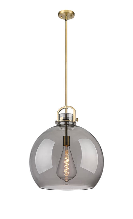 Innovations - 410-1SL-BB-G410-18SM - One Light Pendant - Downtown Urban - Brushed Brass