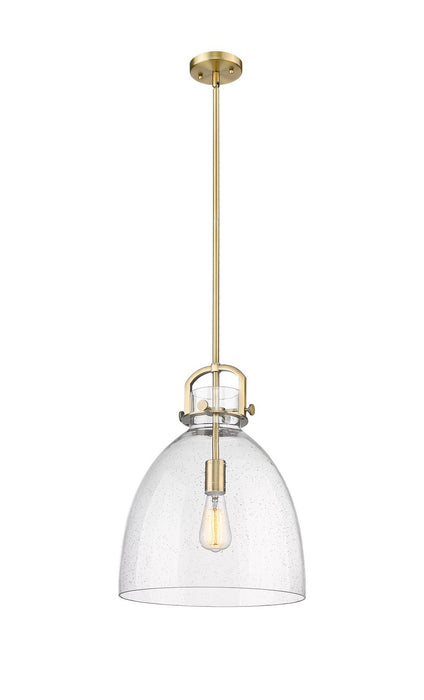 Innovations - 410-1SL-BB-G412-14SDY - One Light Pendant - Downtown Urban - Brushed Brass