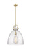 Innovations - 410-1SL-BB-G412-16SDY - One Light Pendant - Downtown Urban - Brushed Brass