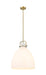 Innovations - 410-1SL-BB-G412-16WH - One Light Pendant - Downtown Urban - Brushed Brass