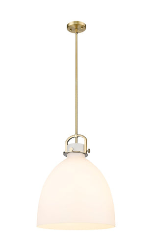 Downtown Urban One Light Pendant Brushed Brass