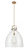 Innovations - 410-1SL-BB-G412-18CL - One Light Pendant - Downtown Urban - Brushed Brass