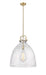 Innovations - 410-1SL-BB-G412-18SDY - One Light Pendant - Downtown Urban - Brushed Brass