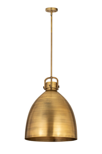 Downtown Urban One Light Pendant Brushed Brass