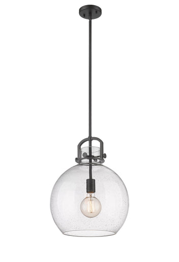 Downtown Urban One Light Pendant Matte Black