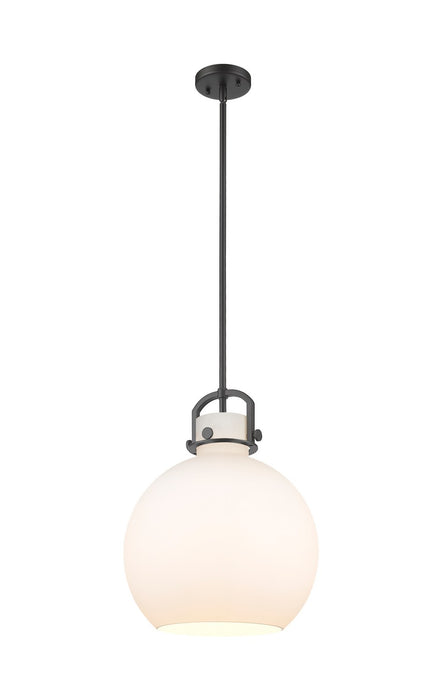 Innovations - 410-1SL-BK-G410-14WH - One Light Pendant - Downtown Urban - Matte Black