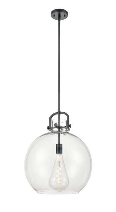 Innovations - 410-1SL-BK-G410-16CL - One Light Pendant - Downtown Urban - Matte Black