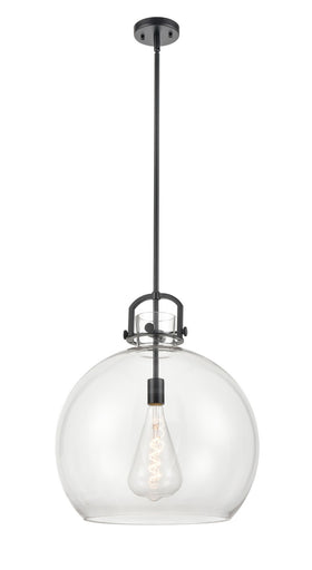 Downtown Urban One Light Pendant Matte Black