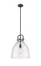 Innovations - 410-1SL-BK-G412-14SDY - One Light Pendant - Downtown Urban - Matte Black