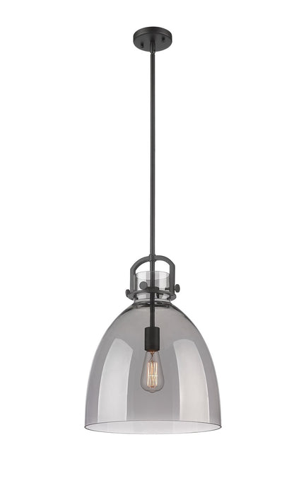 Innovations - 410-1SL-BK-G412-14SM - One Light Pendant - Downtown Urban - Matte Black
