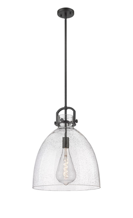 Innovations - 410-1SL-BK-G412-16SDY - One Light Pendant - Downtown Urban - Matte Black