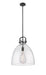 Innovations - 410-1SL-BK-G412-16SDY - One Light Pendant - Downtown Urban - Matte Black