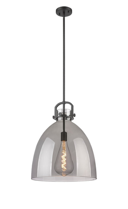 Innovations - 410-1SL-BK-G412-16SM - One Light Pendant - Downtown Urban - Matte Black