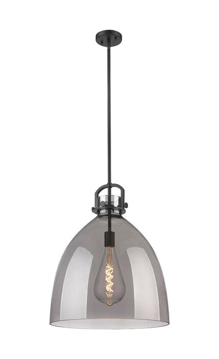Innovations - 410-1SL-BK-G412-18SM - One Light Pendant - Downtown Urban - Matte Black