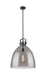 Innovations - 410-1SL-BK-G412-18SM - One Light Pendant - Downtown Urban - Matte Black