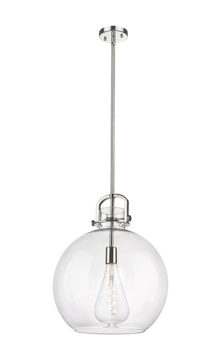 Downtown Urban One Light Pendant Polished Nickel