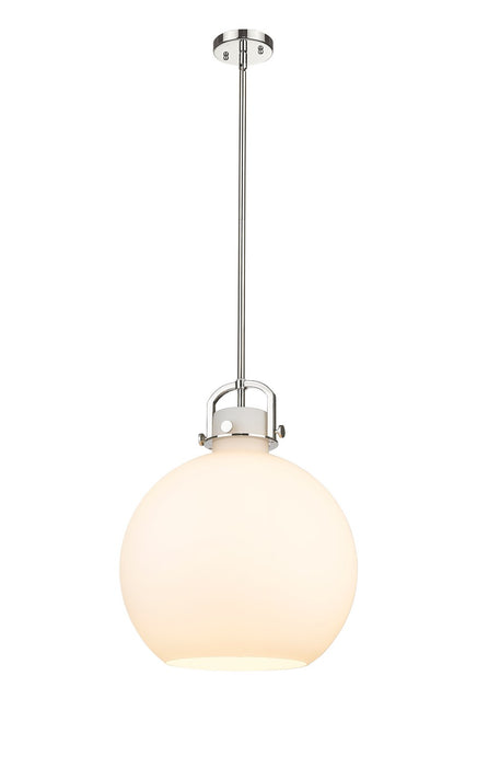 Innovations - 410-1SL-PN-G410-16WH - One Light Pendant - Downtown Urban - Polished Nickel