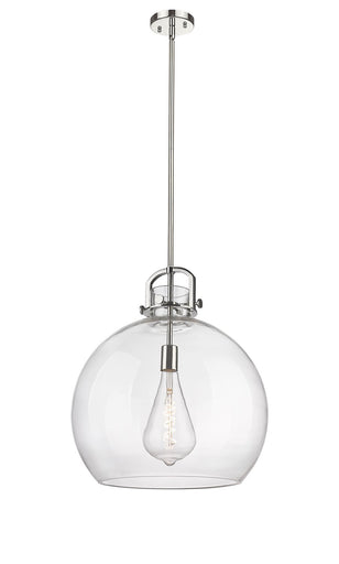 Downtown Urban One Light Pendant Polished Nickel